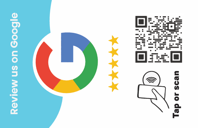 Google Review Card back